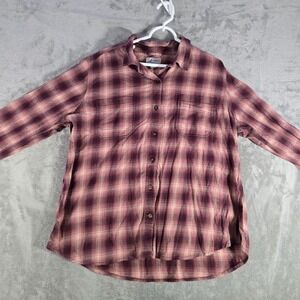 Carhartt Flannel Shirt Plaid Button Up Long‎ Sleeve Casual XXL